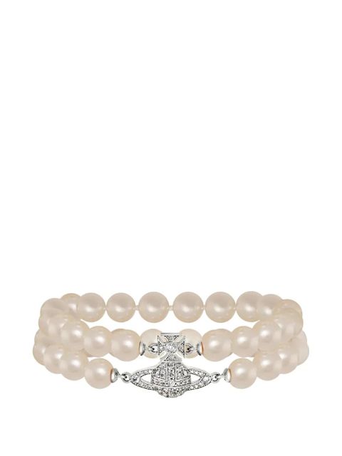 Vivienne Westwood Graziella Pearl embellished bracelet - Silver - zdjęcie produktu nr 1