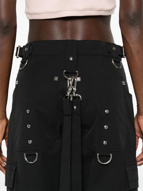Givenchy high-waist cargo trousers - Black