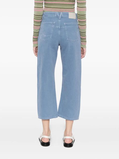 Free People deep trance dropped boyfriend jeans - Blue