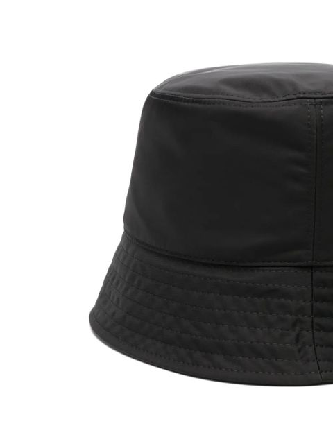 Moncler logo-patch bucket hat - Black - zdjęcie produktu nr 2