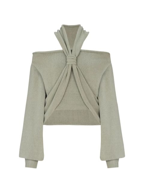 Balmain long-sleeve sweater - Green - zdjęcie produktu nr 1