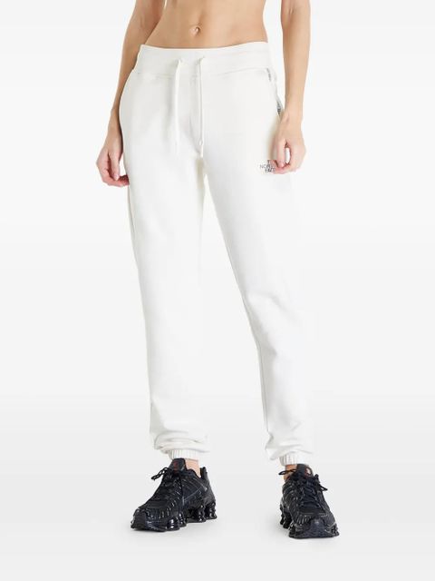 The North Face logo-embroidered track pants - White - zdjęcie produktu nr 1