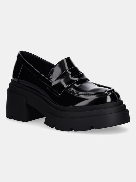 Steve Madden mokasyny Turnout damskie kolor czarny na platformie 11004801 - zdjęcie produktu nr 1