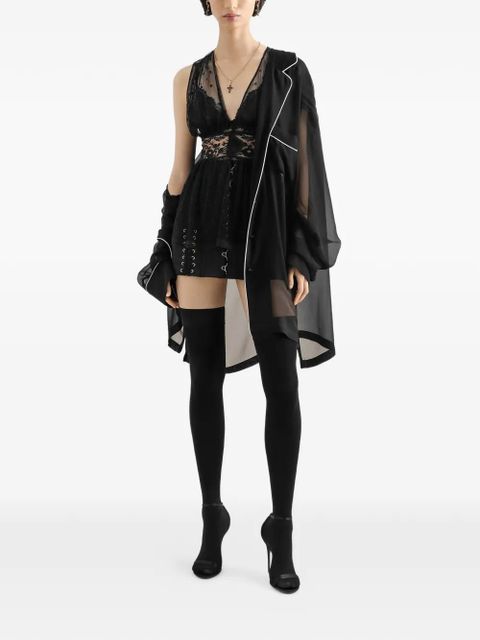 Dolce & Gabbana lace polka-dot top - Black - zdjęcie produktu nr 2