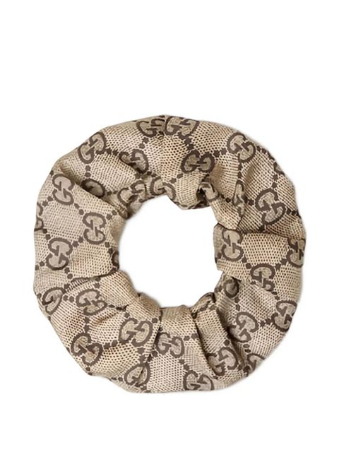 Gucci GG-logo print scrunchie - Neutrals - zdjęcie produktu nr 1