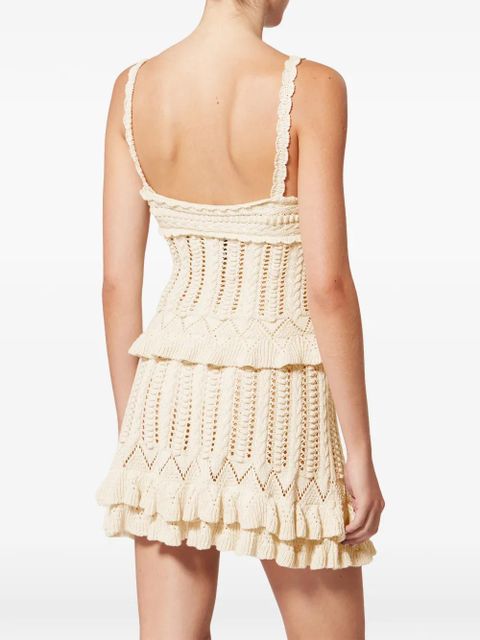 MARANT ÉTOILE Neves ruffled top - Neutrals
