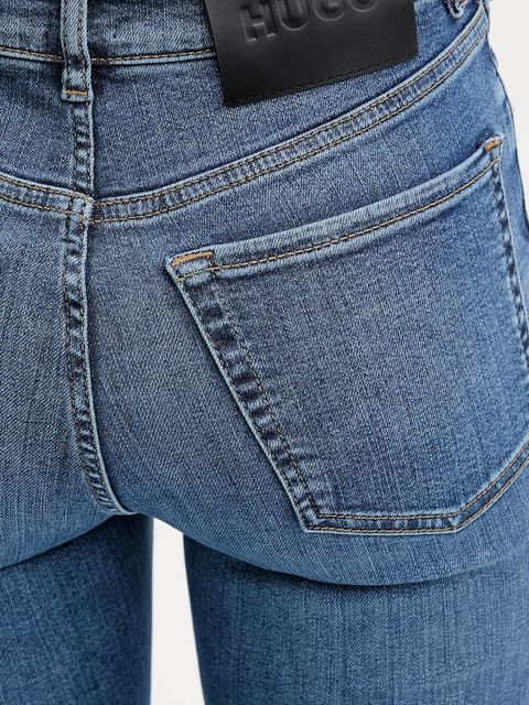 HUGO jeansy Girali_1 damskie kolor niebieski 50558698