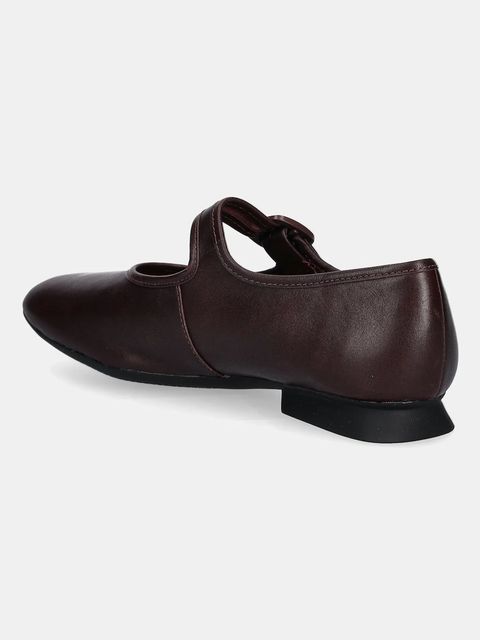 Camper baleriny skórzane Casi Myra kolor bordowy K201629-011