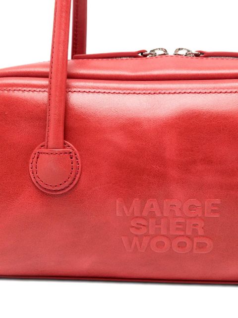 Marge Sherwood Soft zip-up shoulder bag - Red
