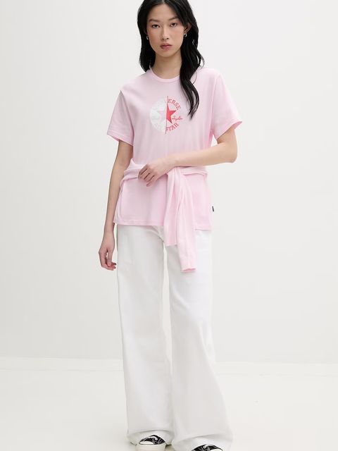 Converse T-shirt damski bawełniany - zdjęcie produktu nr 1