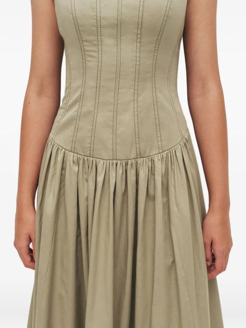 Aje Parallel midi dress - Green