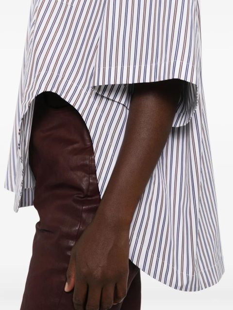 The Attico striped shirt - White