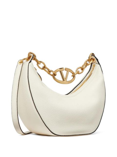 Valentino Garavani small VLogo Moon shoulder bag - Neutrals