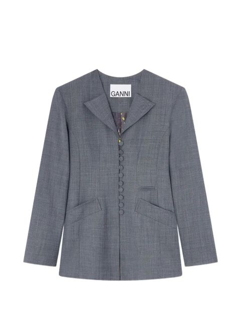 GANNI button-down jacket - Grey - zdjęcie produktu nr 1