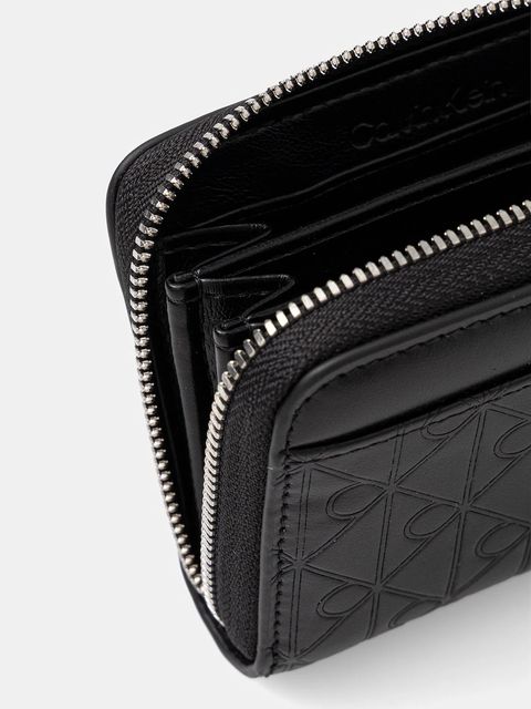 Calvin Klein portfel skórzany damski kolor czarny LV04F1081G - zdjęcie produktu nr 2