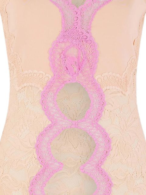 Rabanne lace trim top - Neutrals - zdjęcie produktu nr 2