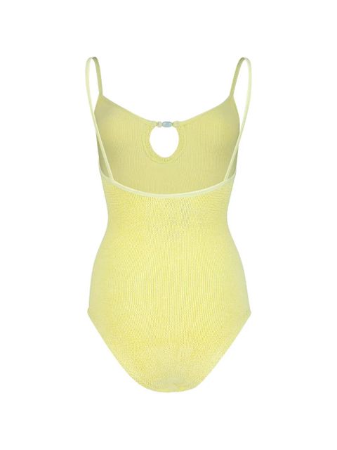 Hunza G Mia beaded crinkle swimsuit - Yellow - zdjęcie produktu nr 2