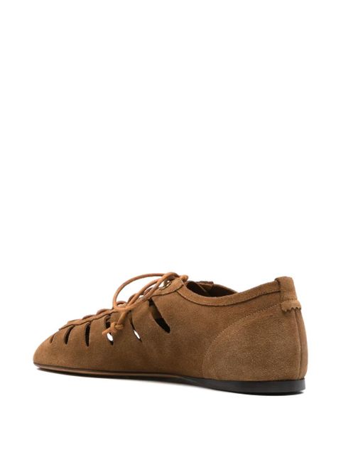ISABEL MARANT Layza lace-up sneakers - Brown