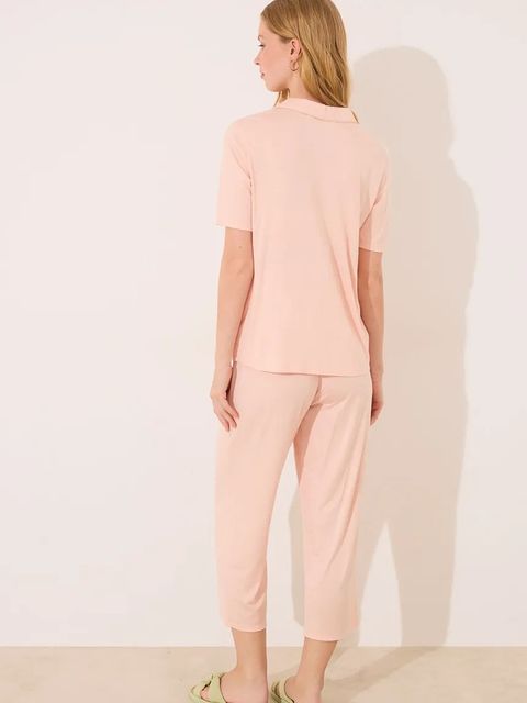 women'secret piżama damska kolor pomarańczowy 3599224