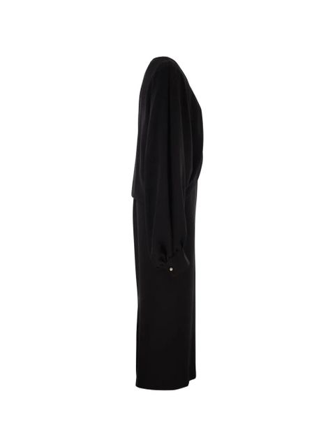 Max Mara Mseaccento V-neck midi dress - Black