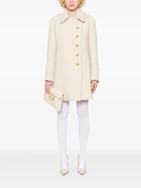 TOM FORD brushed peacoat - White