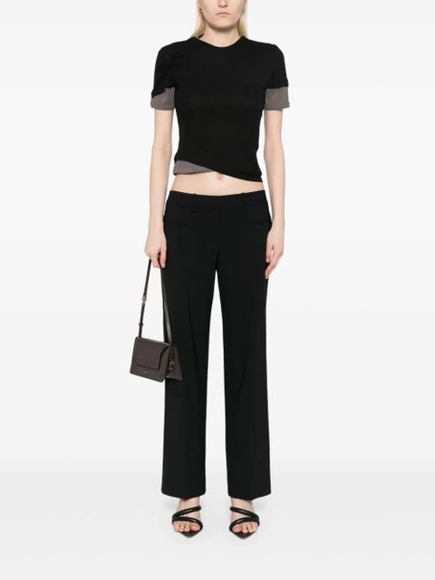 Christopher Esber ribbed T-shirt - Black - zdjęcie produktu nr 2