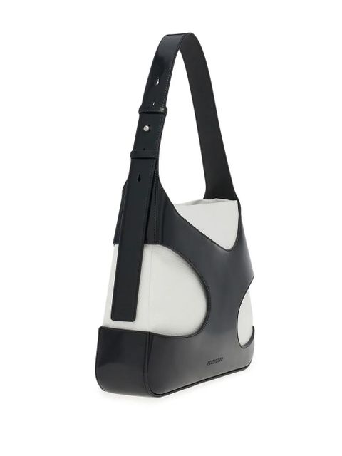Ferragamo cut out-detail shoulder bag - Black