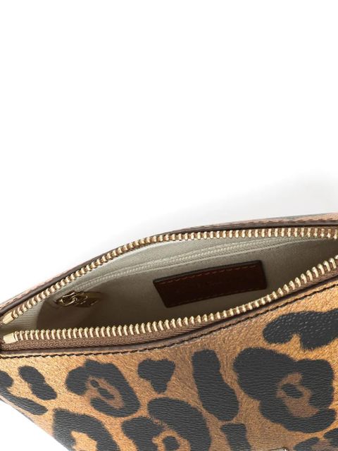 Dolce & Gabbana Crespo leopard-print shoulder bag - Neutrals