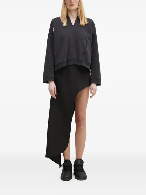 MM6 Maison Margiela V-neck sweatshirt - Black