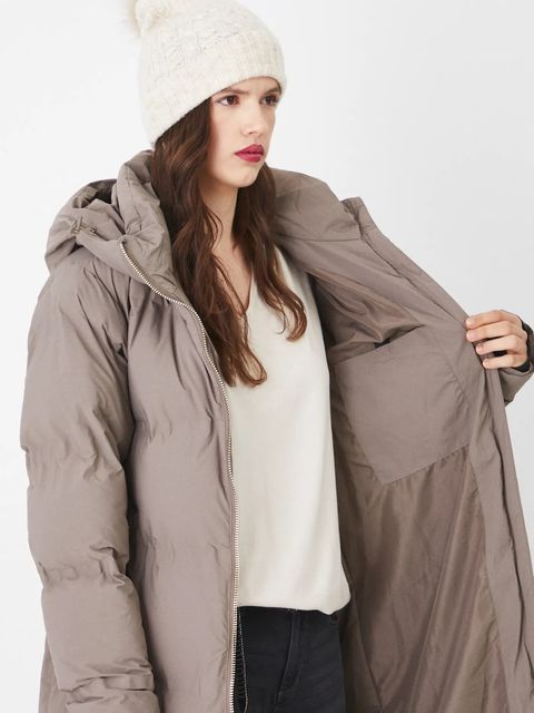 Medicine płaszcz damski kolor zielony zimowy