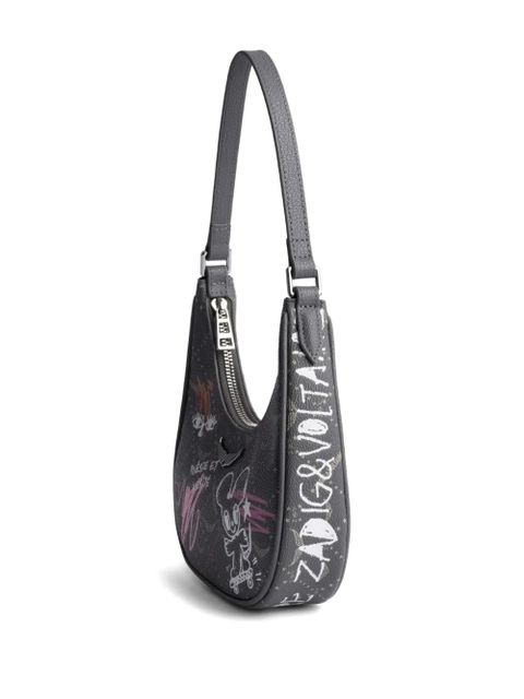 Zadig&Voltaire x Humberto Cruz Night Out monogram shoulder bag - Grey - zdjęcie produktu nr 2