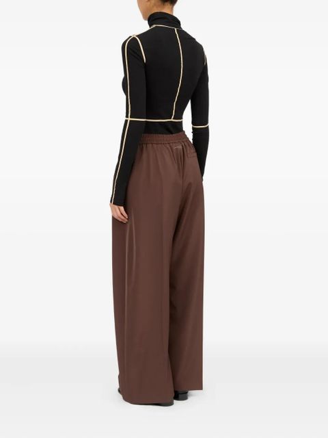 MM6 Maison Margiela stretch-design track pants - Brown