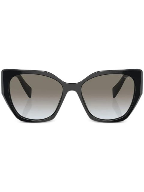 Prada Eyewear Prada PR 19ZS overvsize frame sunglasses - Black - zdjęcie produktu nr 1