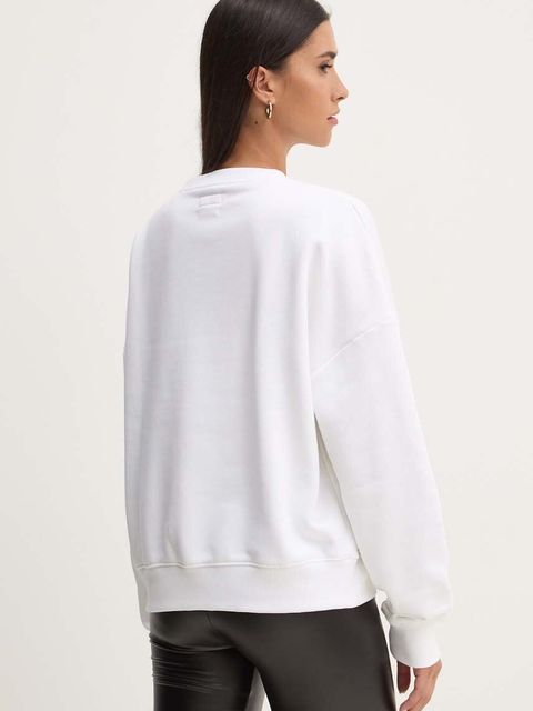 Guess Jeans bluza damska kolor biały z nadrukiem W4YQ00 KC811