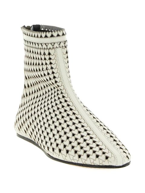 ISABEL MARANT Ferix leather ankle boots - Neutrals - zdjęcie produktu nr 2