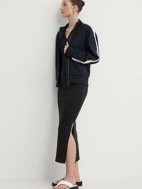 HUGO sukienka kolor czarny midi dopasowana 50514521 - zdjęcie produktu nr 2