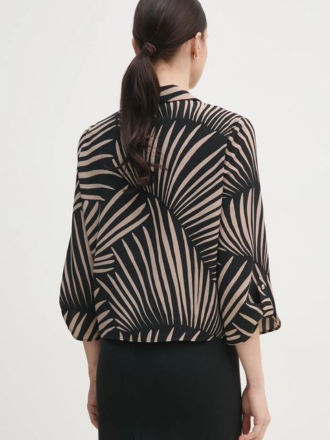 Joseph Ribkoff bluzka damska kolor czarny wzorzysta 251083