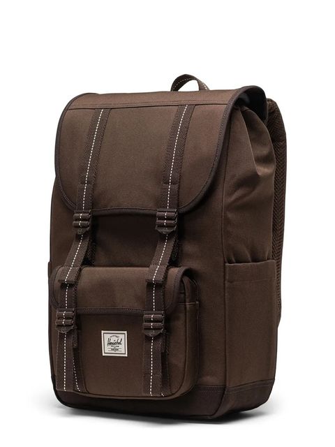 Herschel plecak Little America™ Mid 21 L kolor brązowy duży gładki 11391-07082-OS