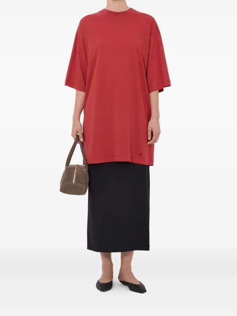 LouLou de Saison Ayaz Lds cotton T-shirt - Red - zdjęcie produktu nr 2