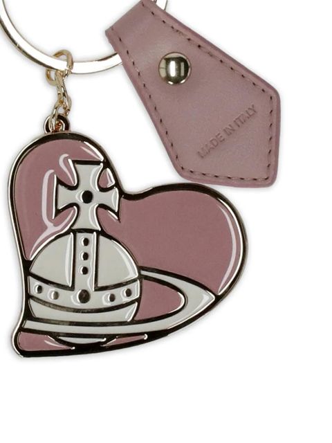 Vivienne Westwood Orb heart-pendant keyring - Pink - zdjęcie produktu nr 2