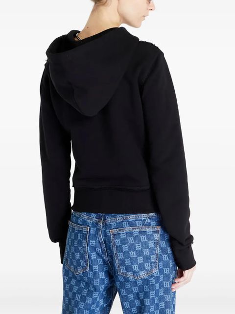 MISBHV crystal-embellished hoodie - Black