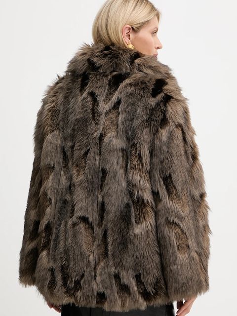 Haveone płaszcz kolor brązowy KMA-P042 - zdjęcie produktu nr 2