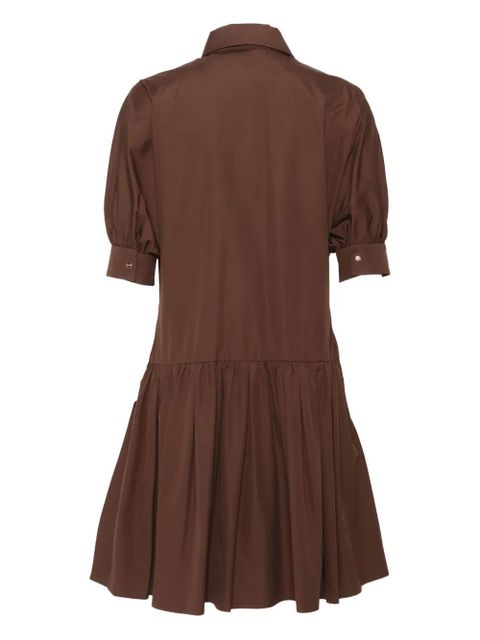 Max Mara puff-sleeve tiered dress - Brown - zdjęcie produktu nr 2