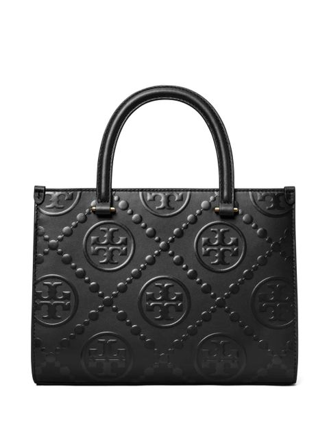 Tory Burch T Monogram Square tote bag - Black - zdjęcie produktu nr 2