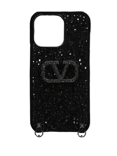 Valentino Garavani VLogo signature phone case - Black
