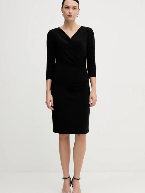 Joseph Ribkoff sukienka kolor czarny mini dopasowana 233305 - zdjęcie produktu nr 1