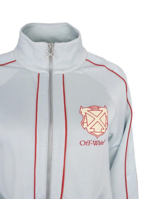 Off-White logo-print sweatshirt - Blue