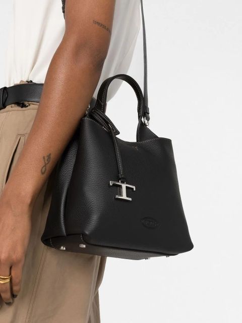 Tod's Timeless leather tote bag - Black - zdjęcie produktu nr 2