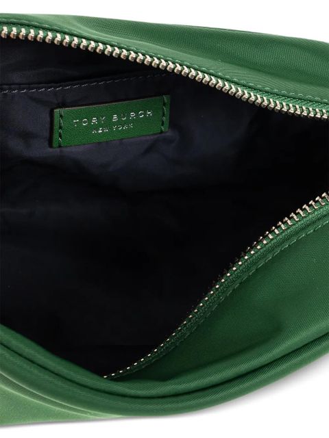 Tory Burch zip embellishment makeup bag - Green