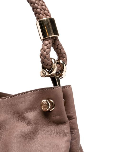 Gucci leather shoulder bag - Brown